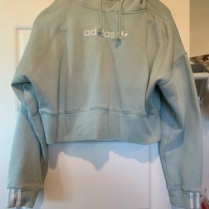 Adorable Cropped Adidas Hoodie Small